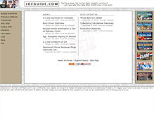 Tablet Screenshot of joeguide.com